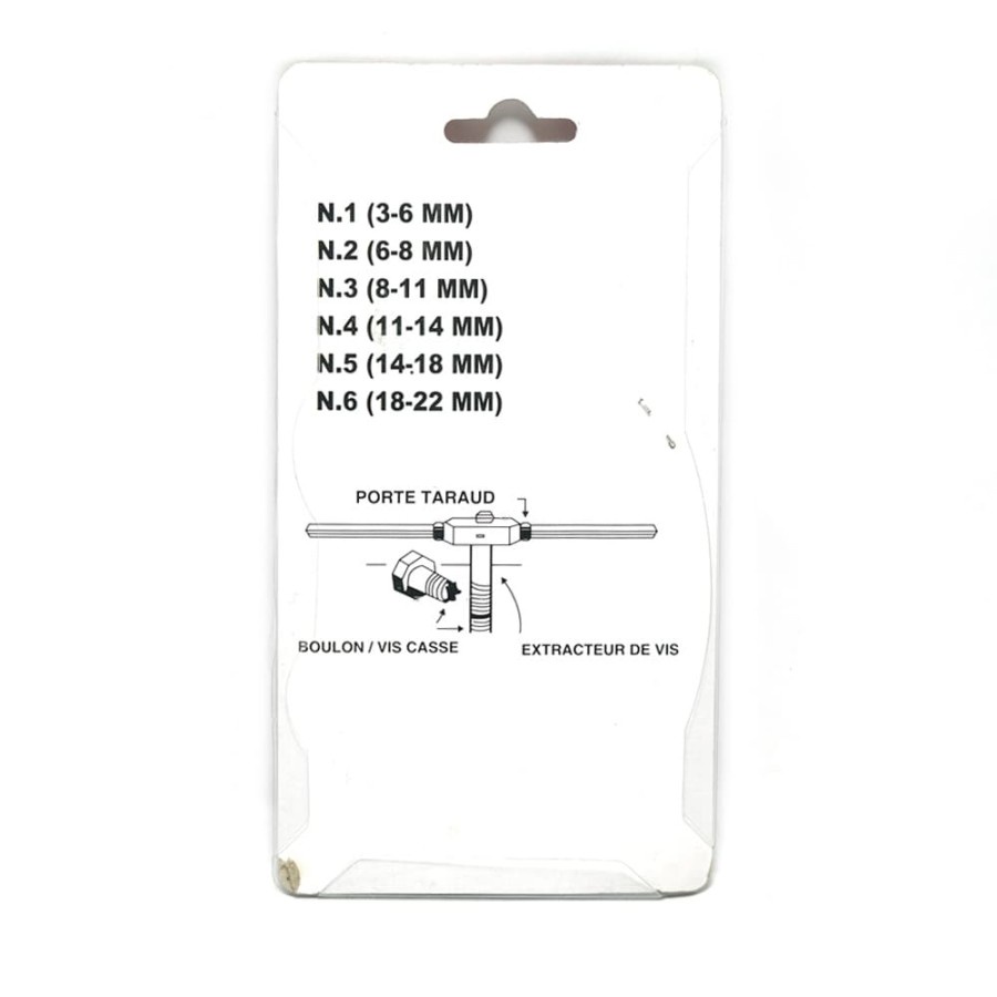 Screw Extractor Set 6 pcs - 5 Pcs Tap Balik Set - Pencabut Baut Rusak