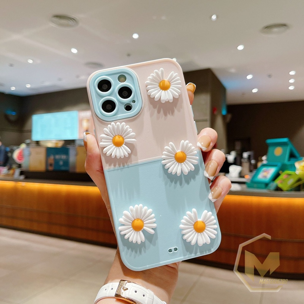 CASE FYP 2IN1 BUNGA DAISY 3D VIVO Y22 V25 V25 PRO MA3587