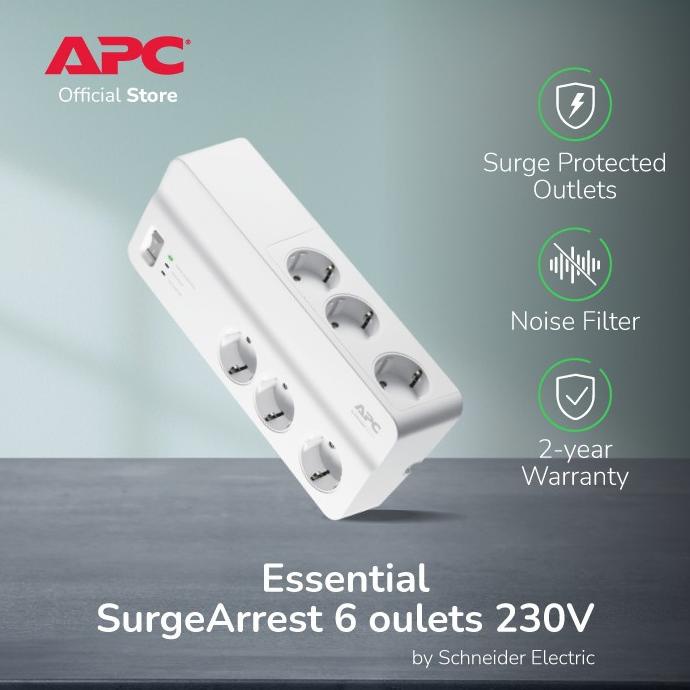 APC Surge Protector PM6GR / PM6-GR colokan anti petir always ready