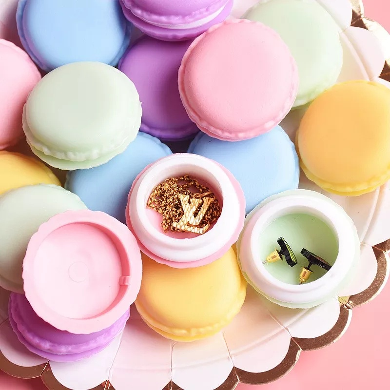 OS TEMPAT AKSESORIS PERHIASAN SERBAGUNA / MACARON MINI BOX