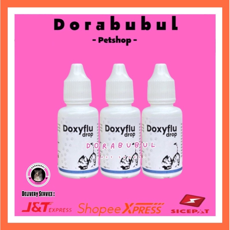 Dorabubul Doxyflu Kucing / Flu Pilek Bersin Bersin Kucing Cair Ampuh 20ML