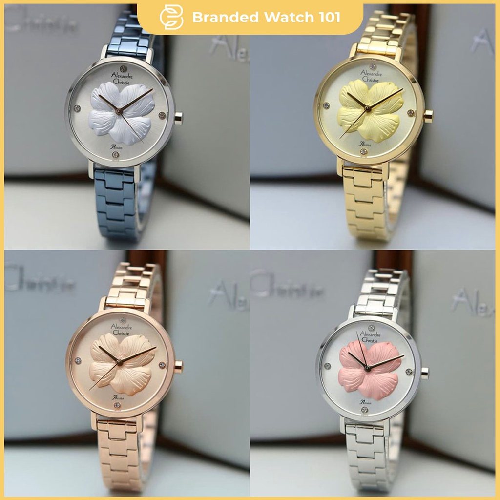 ORIGINAL Jam Tangan Wanita Alexandre Christie AC 2854 / AC2854 Garansi 1 Tahun