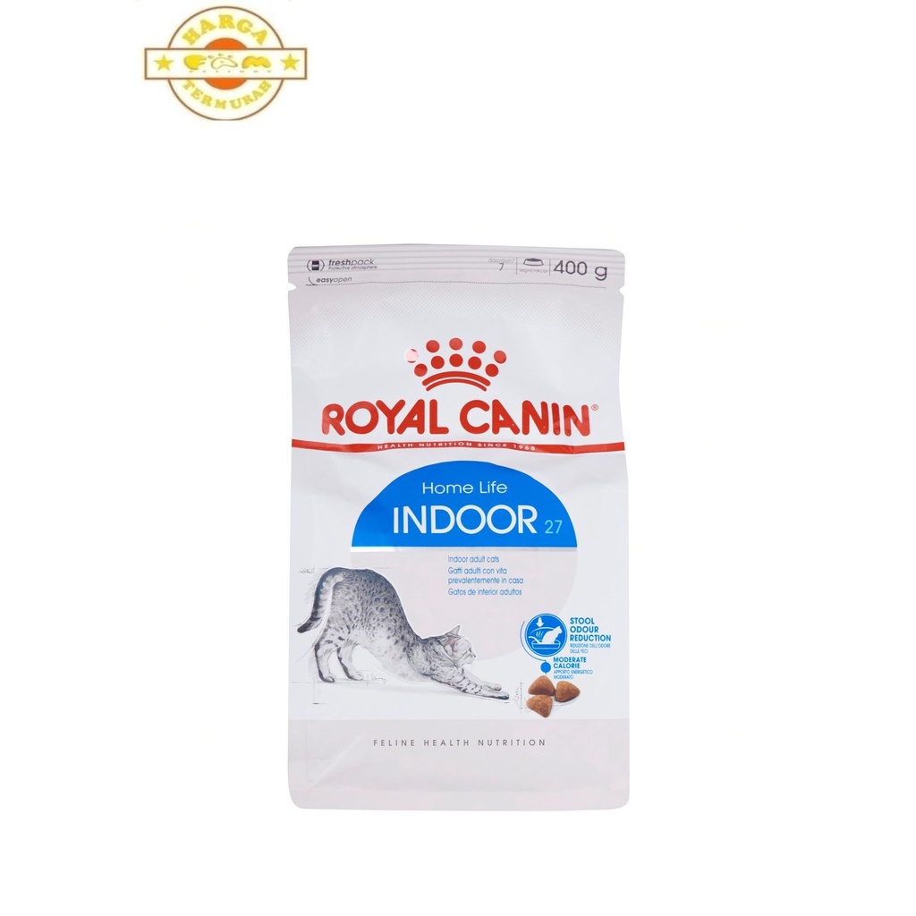 Royal Canin Indoor 27 400gr FRESH PACK - Makanan Kucing