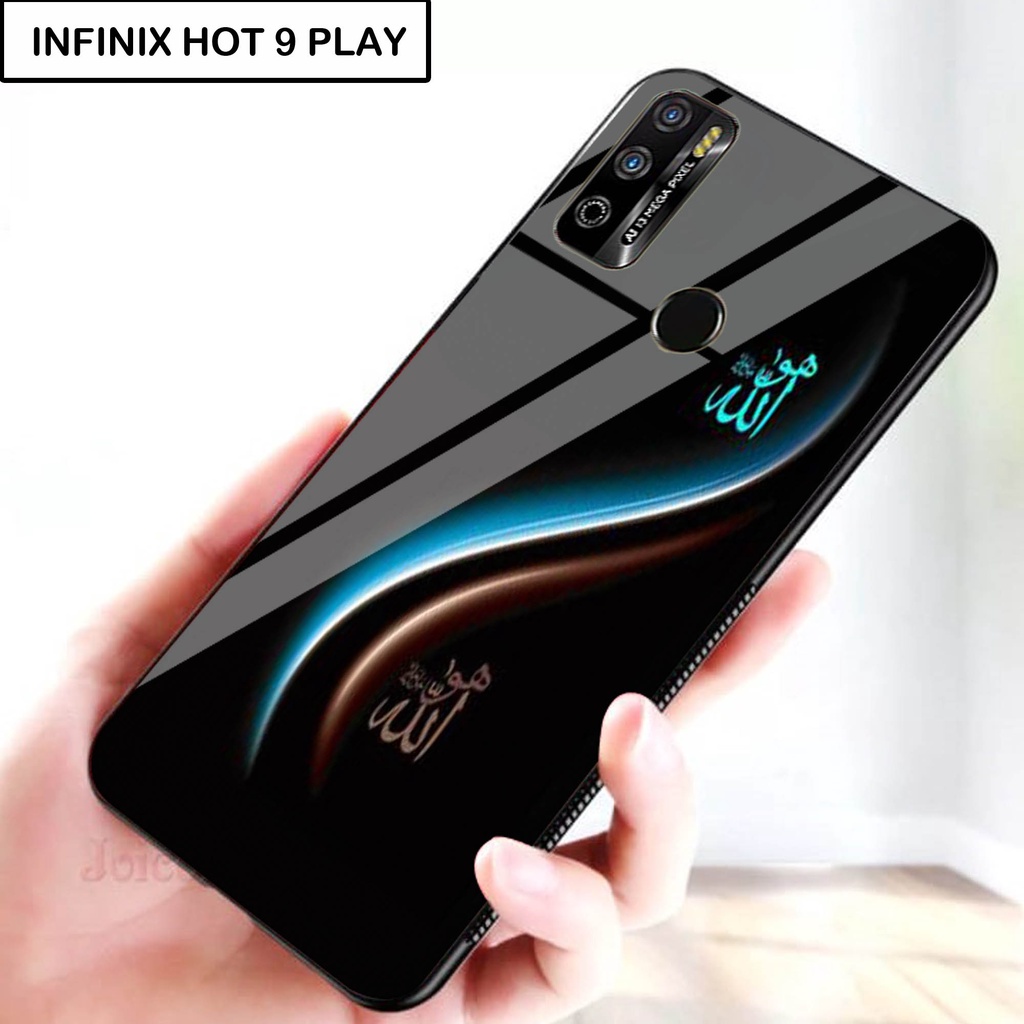 Softcase Kaca For INFINIX HOT 9 PLAY - Case Handphone INFINIX HOT 9 PLAY [T14].