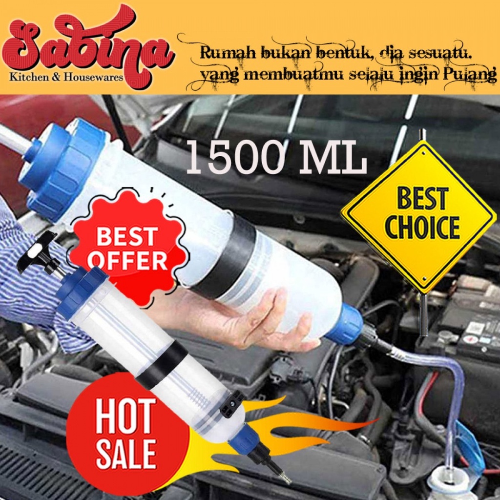 Pompa Tangan Manual Transfer Oli Bensin Air Serbaguna Oil Extractor