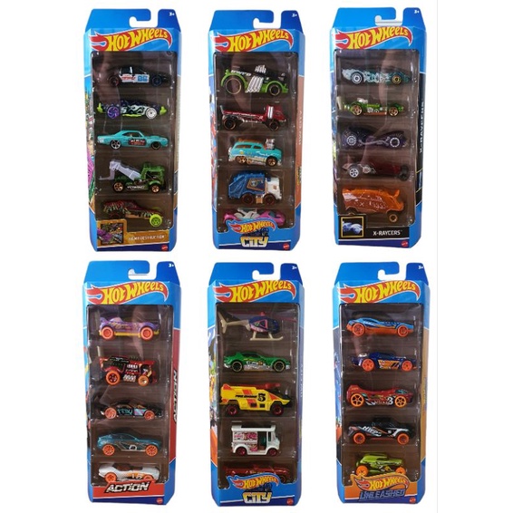 Hot Wheels Gift Pack Isi 5 Original Mattel Hotwheels