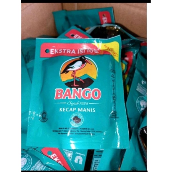 

Kecap Manis Bango 60 ml kemasan 3000