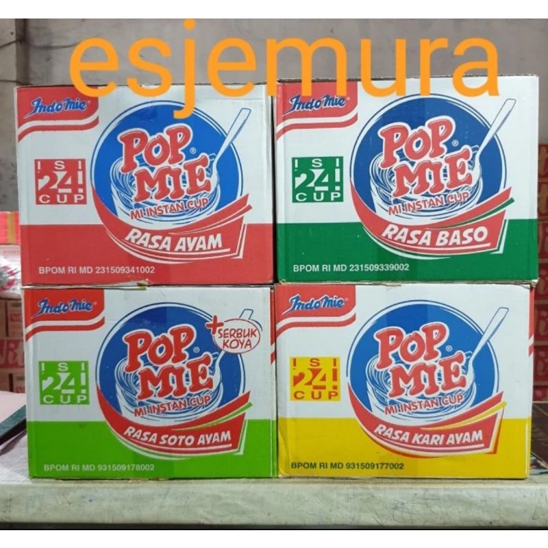 

1 dus pop mie jumbo all varian isi 24 pcs ( request rasa )