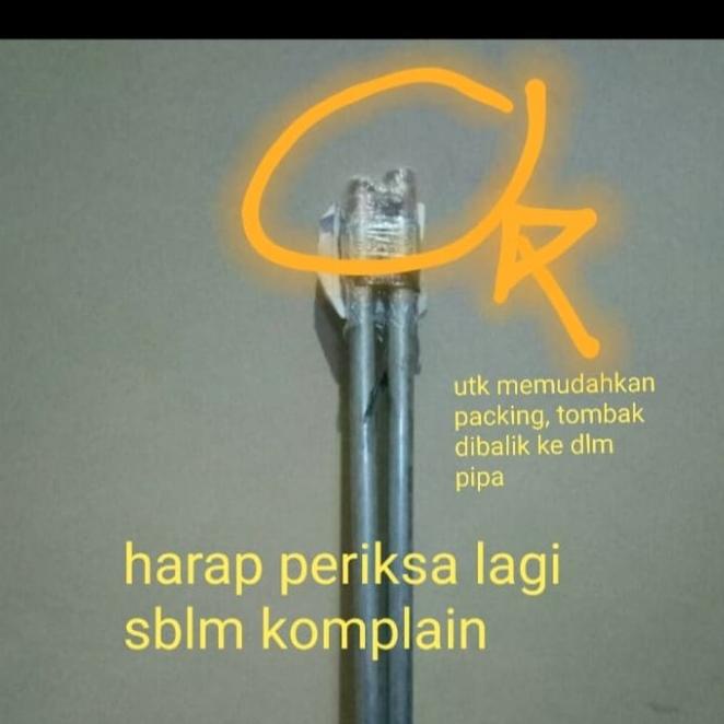 Penangkal Petir 60 Cm + Pipa + Sok ( 1 Set Tombak Anti Petir) Kuningan