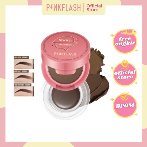 PINKFLASH Duo Effect Eyebrow Kit