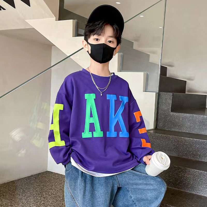 【Happy Baby】5-15Tahun Baju Cowok Lengan Panjang  SY-02
