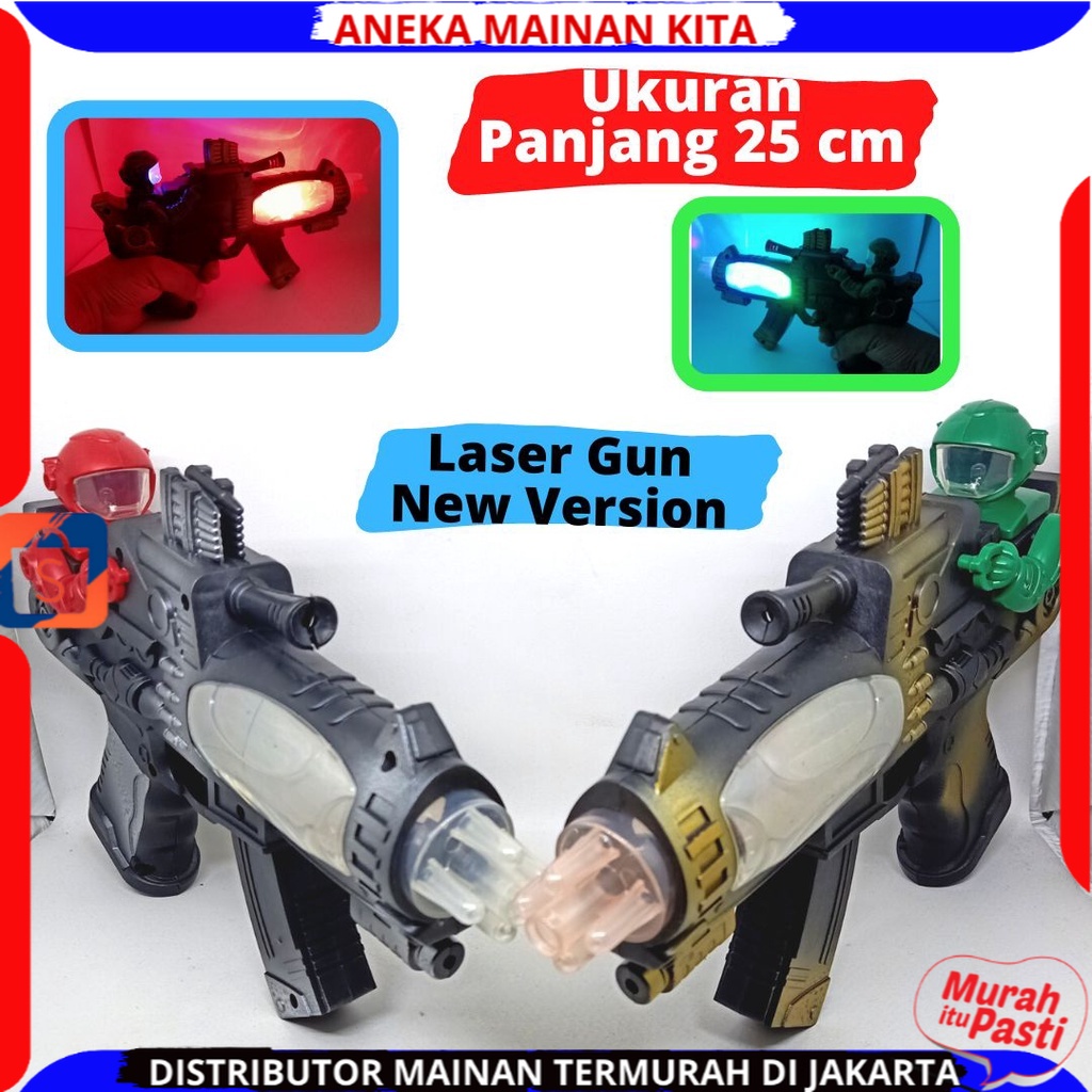 mainan anak laki laki mainan pistol laser pistol baterai anak