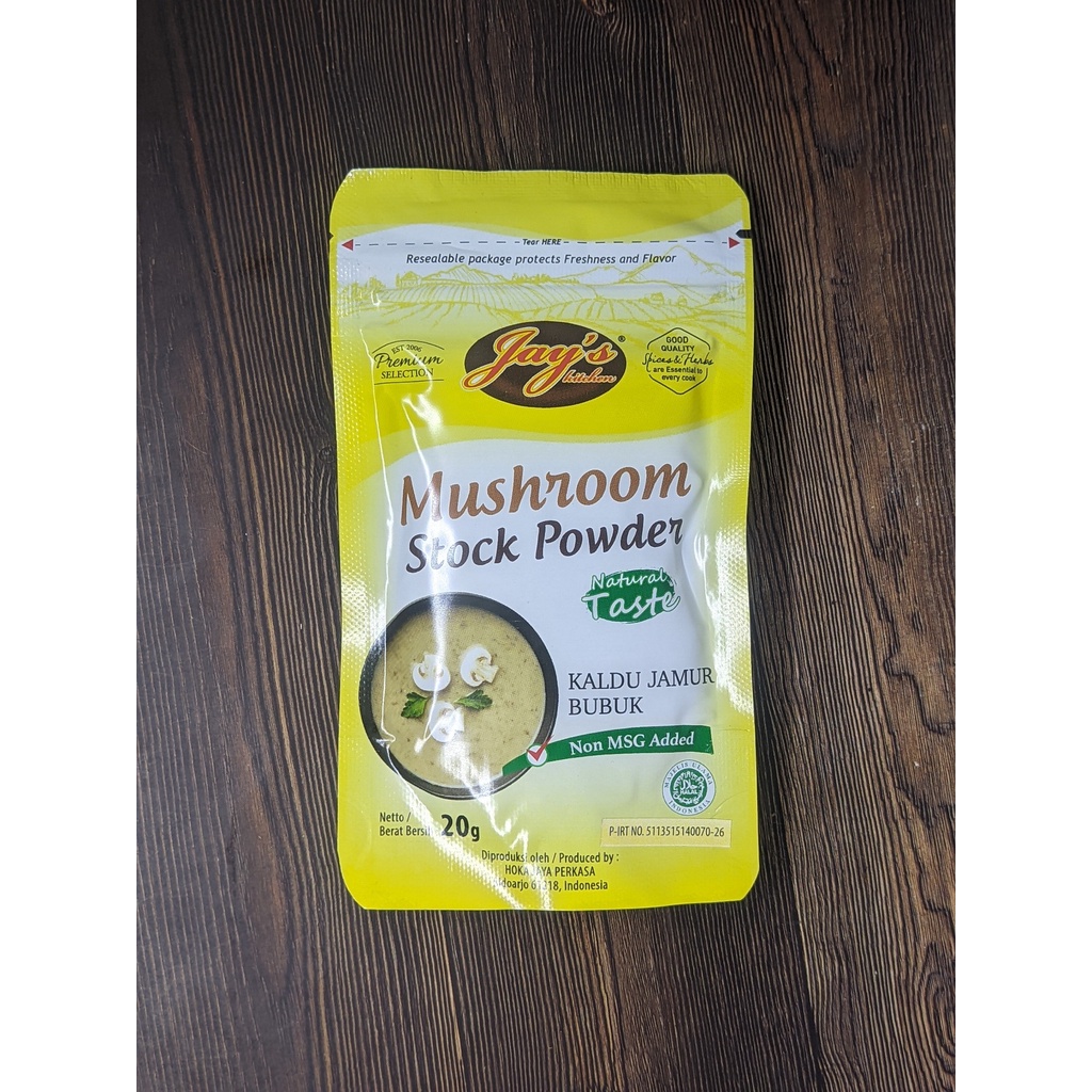 

JAYS MUSHROOM STOCK POWDER 20G