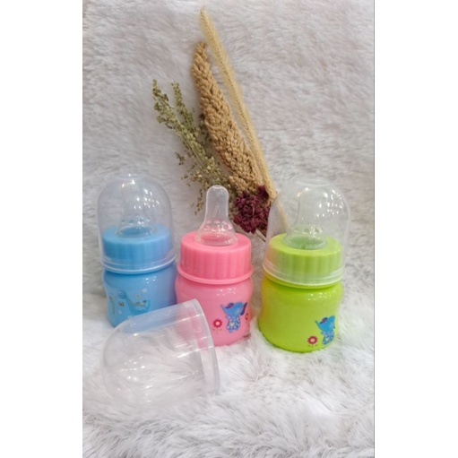 BOTOL SUSU BAYI UKURAN KECIL MINI NEW BORN BABY LOVE 50ML UNIK DAN LUCU