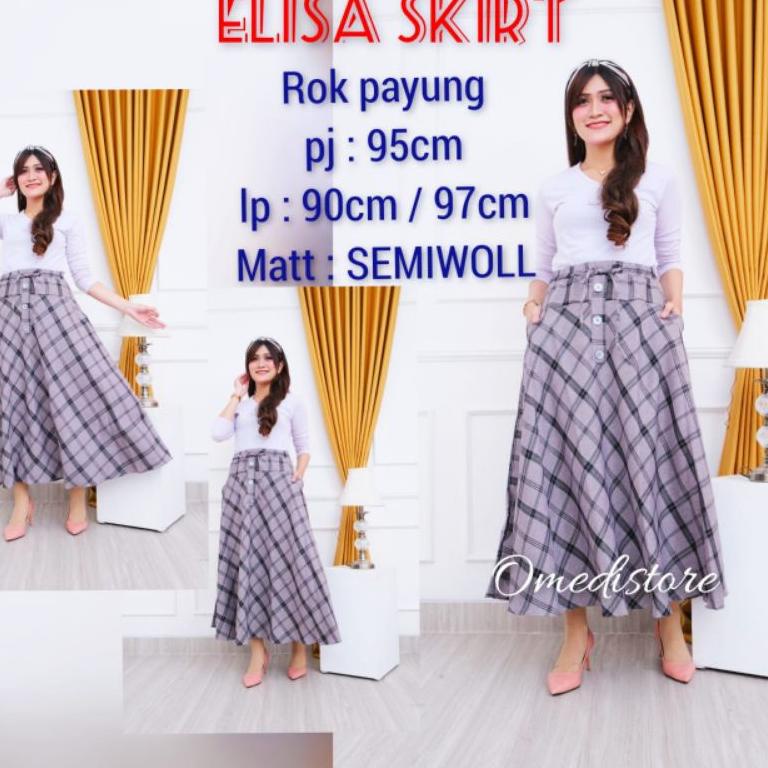 {ST.18Oc22ᴺ} ROK PAYUNG KOTAK / ROK KOTAK PANJANG
