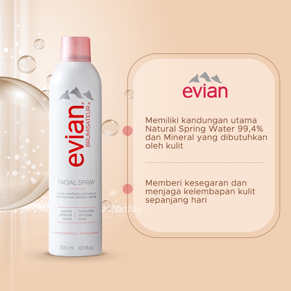 Evian Facial Spray [50/150/300ml] ✓100% ORI ✓BPOM