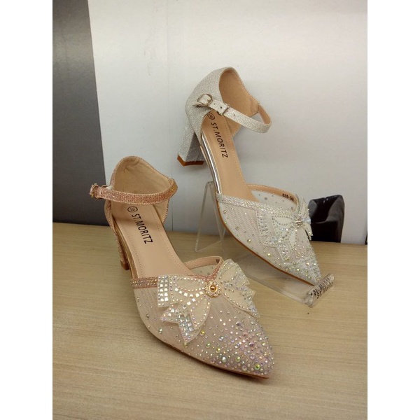 sepatu pesta wanita merk st moritz