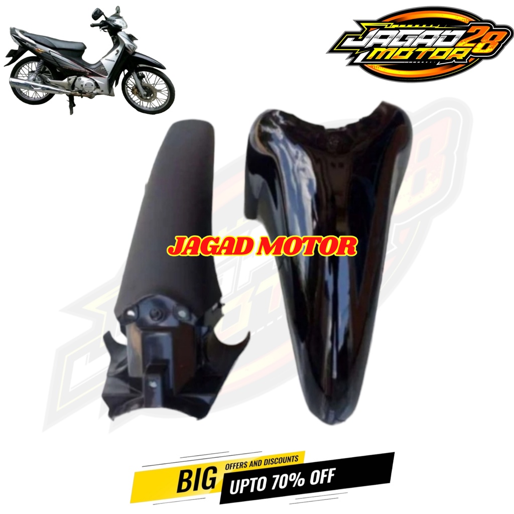 Spakbor Depan Belakang Supra X 125 Lama 2005 2006 2007 Hitam / Sepakbor Depan Set Belakang Supra X 125 Lama 2005 2006 2007 Hitam / Spakbor Slebor Depan Belakang Supra X 125 Lama 2005 2006 2007 Hitam