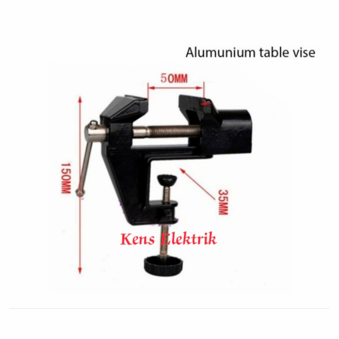 Catok Meja Mini 50Mm Ragum Tanggem Kecil Table Vise Clamp 50 Mm