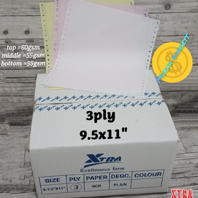 

SALE Kertas continuous form 3ply 9.5x11