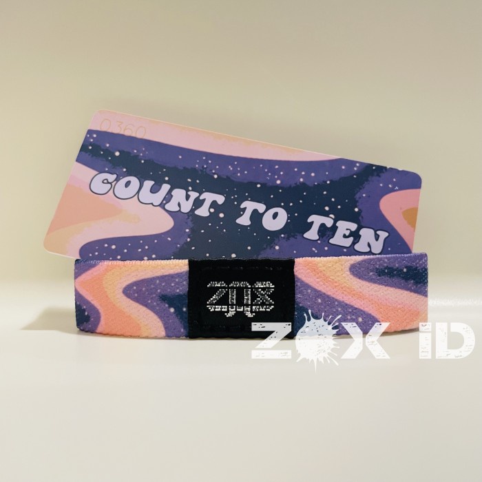 ZOX Count To Ten Wristband Bracelet Strap Gelang