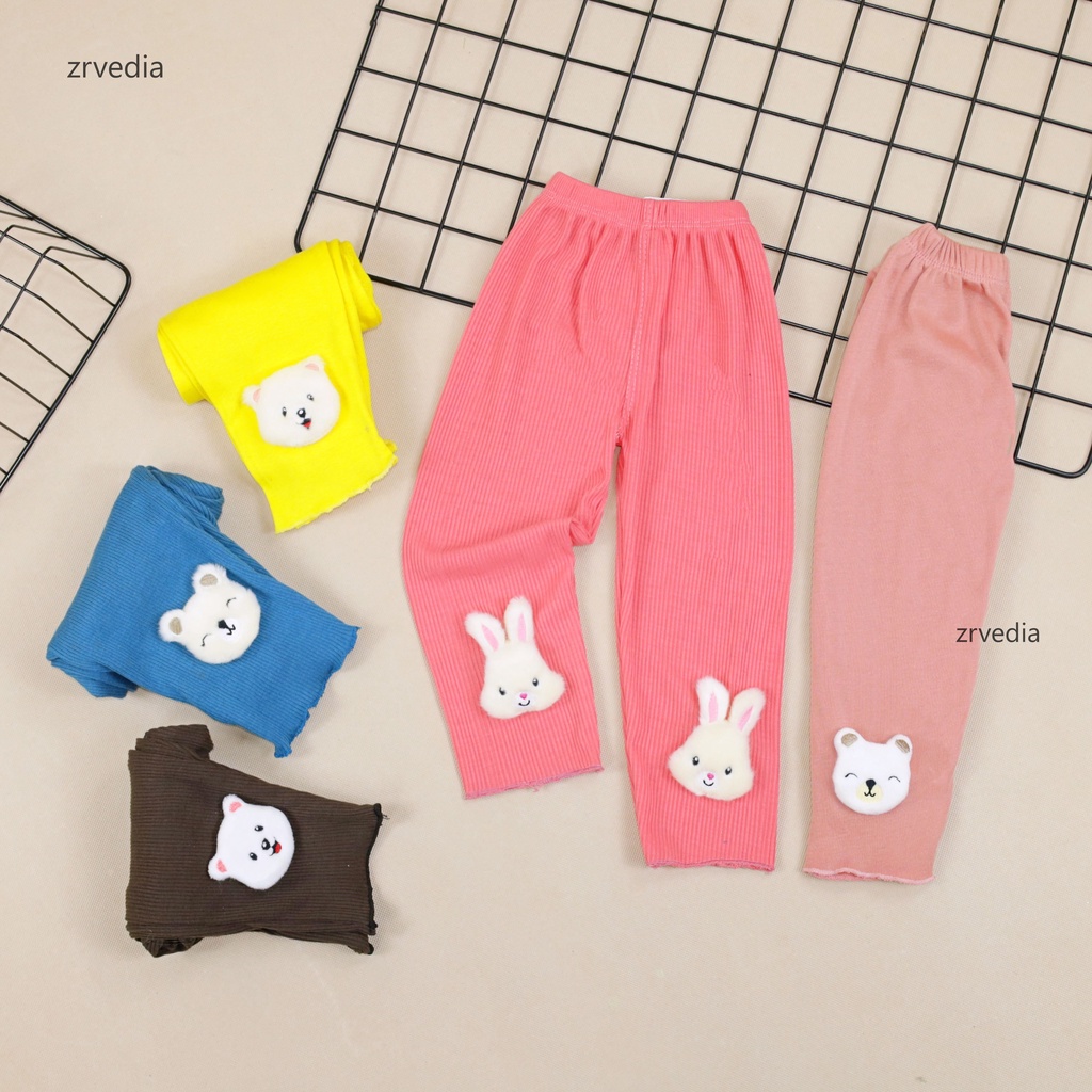 [IMPORT] Legging Dahyun uk 1-7 Tahun / Cotton Rib Celana Panjang Premium Anak Perempuan Balita Leging Baby Lejing Laging Polos Knit kiosbalitaaprillia