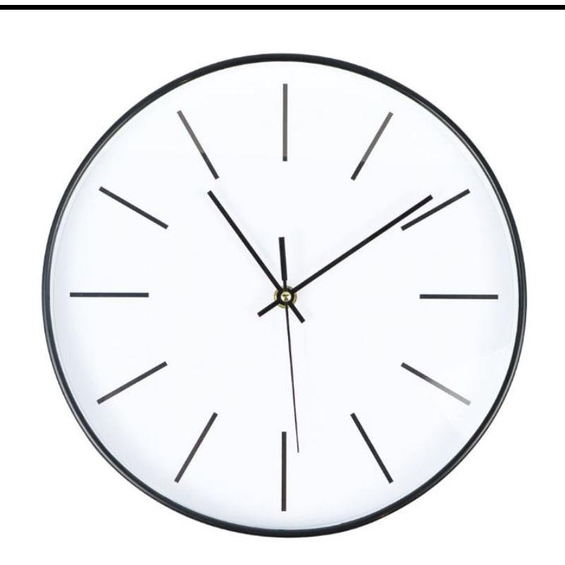 Jam Dinding Bulat Sillent Movement Quartz Creative Design Modern - H6589