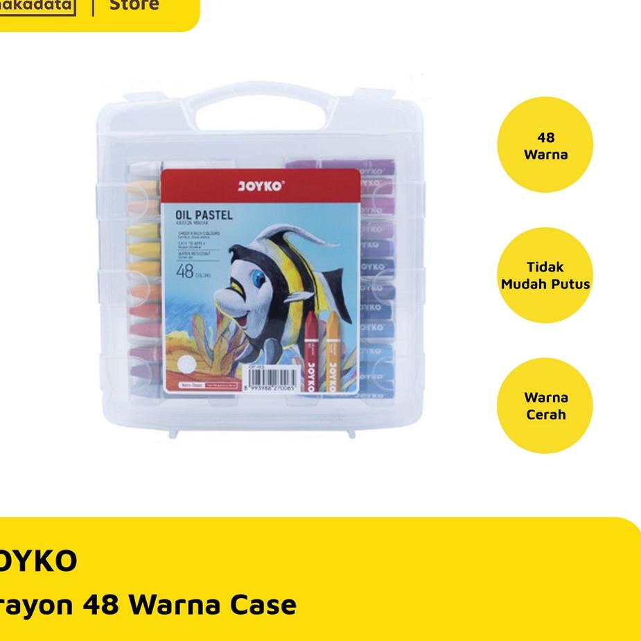 

Kejar Murah CRAYON / OIL PASTEL TITI-JOYKO ISI 48 WARNA MURAH