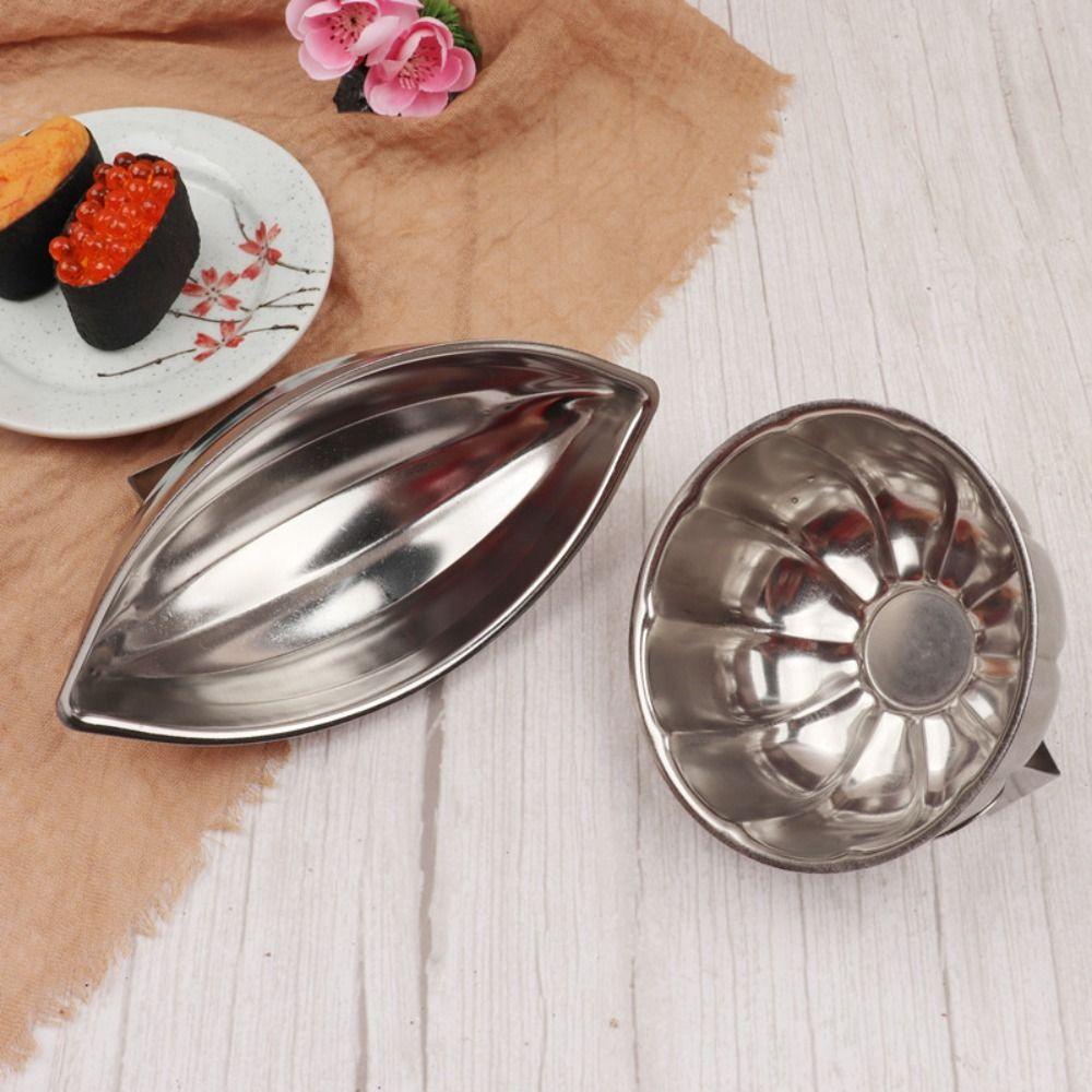 Rebuy Cetakan Nasi Omelette 1pcs Pepaya/ Bunga Berbentuk Sushi DIY Memasak Stainless Steel Makanan Jepang Rice Press