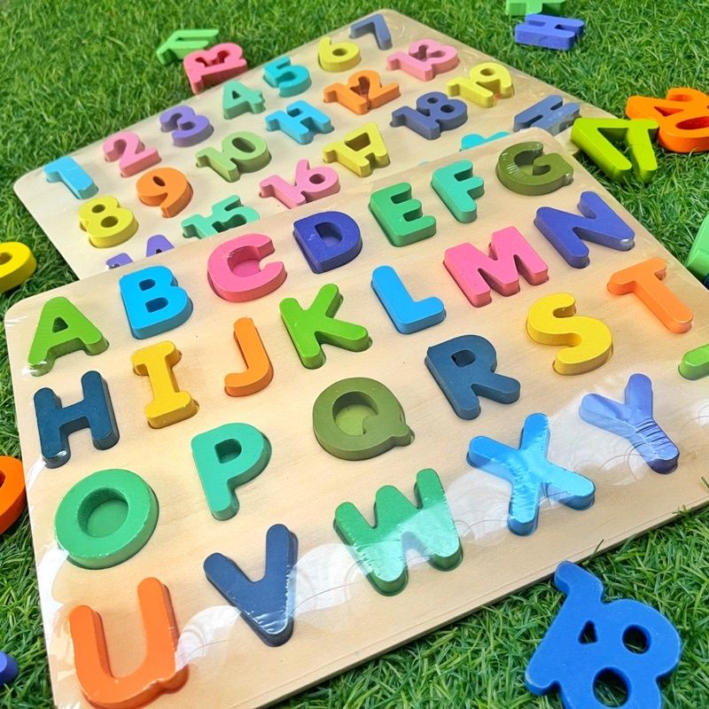 PUZZLE TIMBUL ANGKA DAN HURUF JUMBO | PUZZLE ABC JUMBO