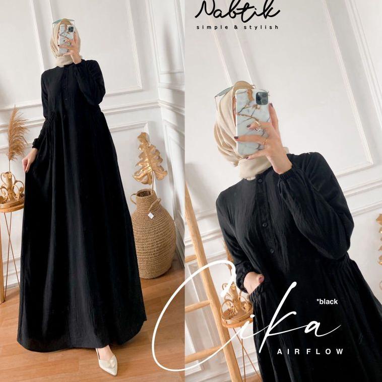 CIKA AIRFLOW DRESS/CHIKA AIRFLOW GAMIS BY NABTIK  [WED.18Oc22n]