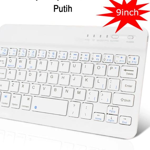 Stok Terbatas Wireless Slim Keyboard Bluetooth iPad Tablet Tab Android Mac Windows hp laptop IOS PC 