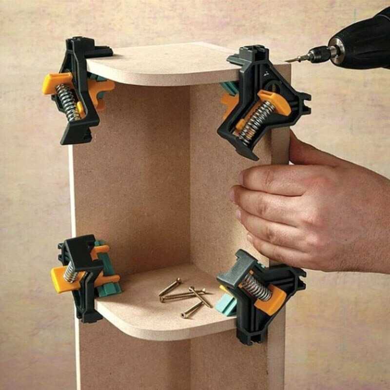 TD - PKK VAHIGCY Corner Clamp Clip Penjepit Sudut Kayu 90 Derajat 4PCS - AT8809