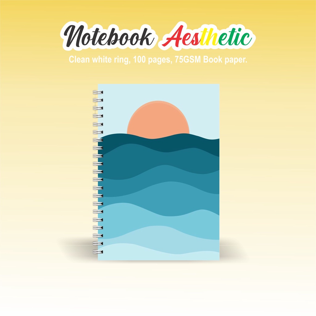 

Notebook Aesthetic BOOKPAPER GRID/KOTAK2#DOTTED/TITIK2#BLANK/POLOS#GARIS/LINE