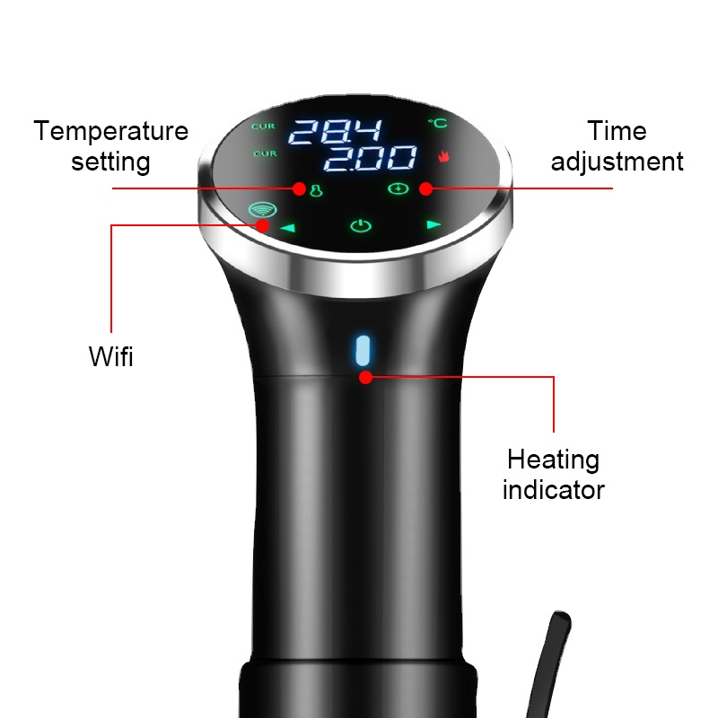 Sous Vide Wifi  - Vacuum Slow Food Cooker 1100W Temperatur Akurat dengan