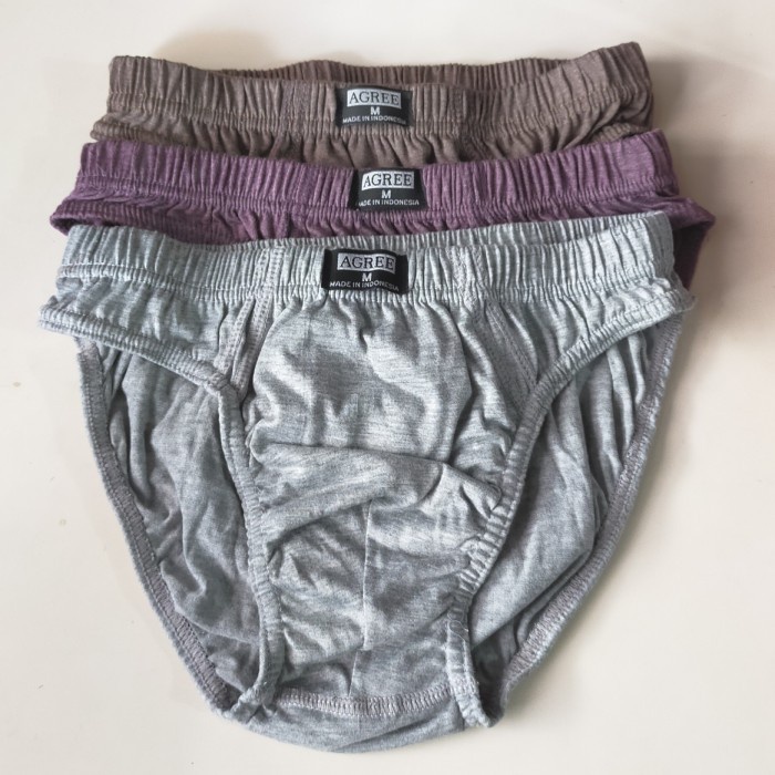 Harga 1 Pcs CD-Celana Dalam Sport Pria Agree / Sempak Cowok / CD Sport Laki Agree 2311 &amp; 2-8886