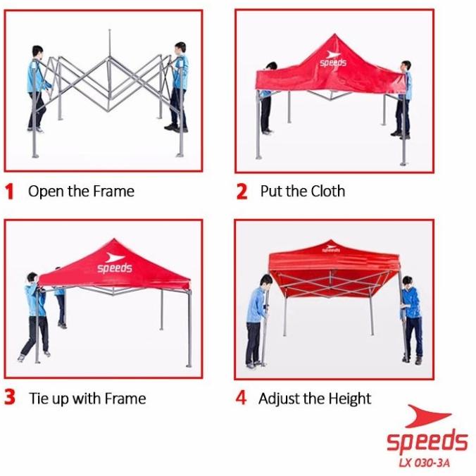 Tenda Lipat ( 2 X 2M ) Tenda Bazar Tenda Otomatis 030-3