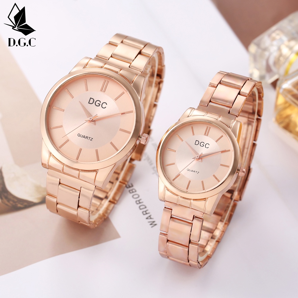 ✨DGC✨Jam Tangan Pasangan Fashion Pria Wanita Jam Tangan Murah Wanita Gelang Jam Tangan Pasangan C100