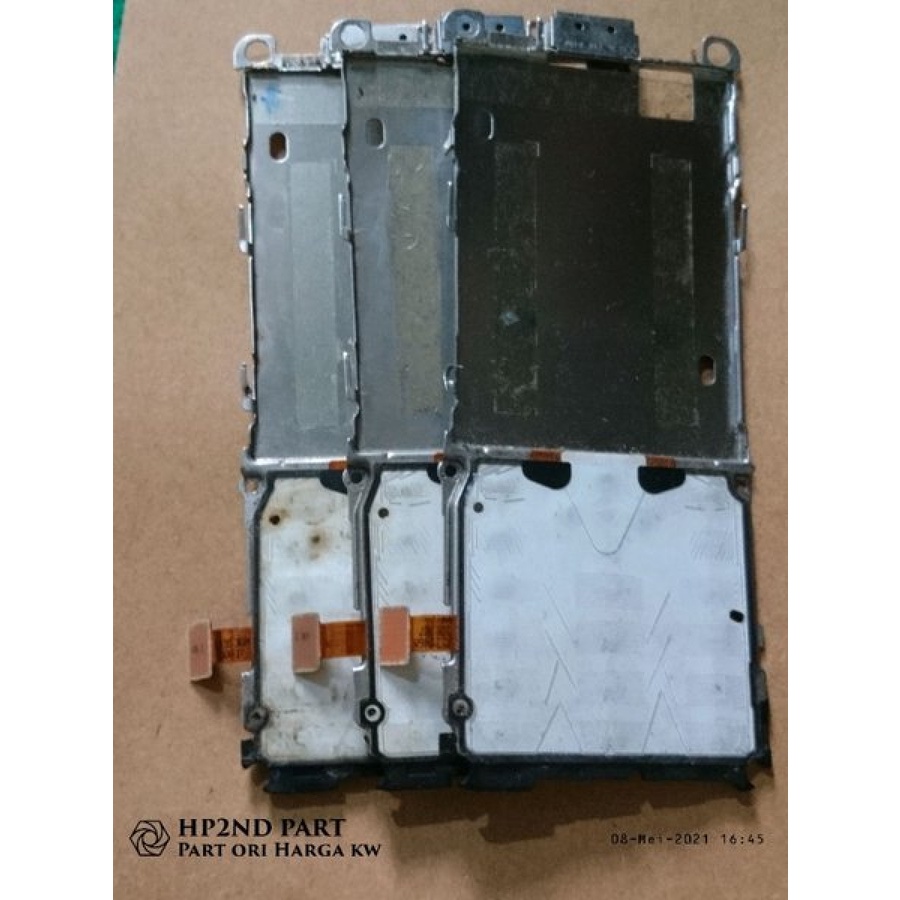 Keytone tombol frame lcd Nokia 301 ori