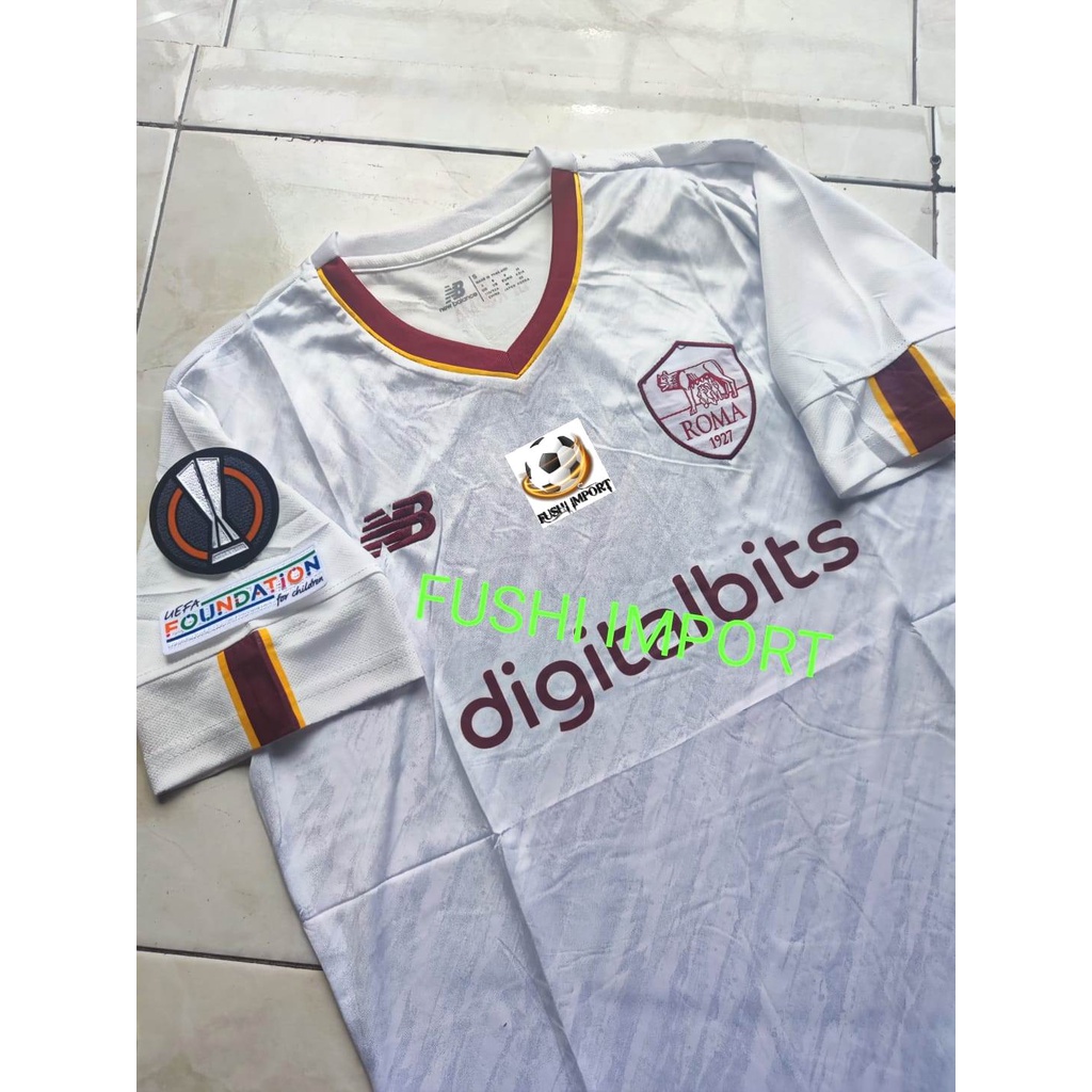 Jersey Baju Bola Rhoma Away Full Patch 2022 2023 Grade Ori