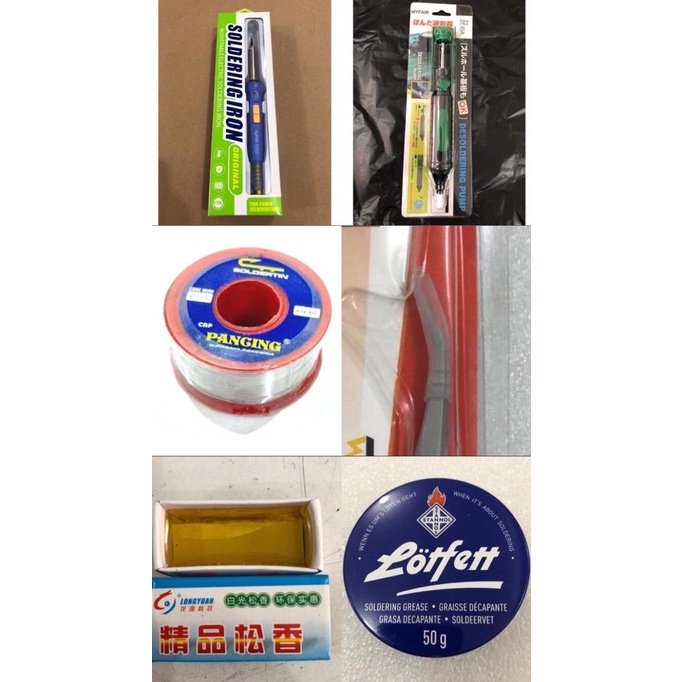 ,,,,,,,] Paket Solder Sedotan Timah Pinset Loffet Arpus PREMIUM