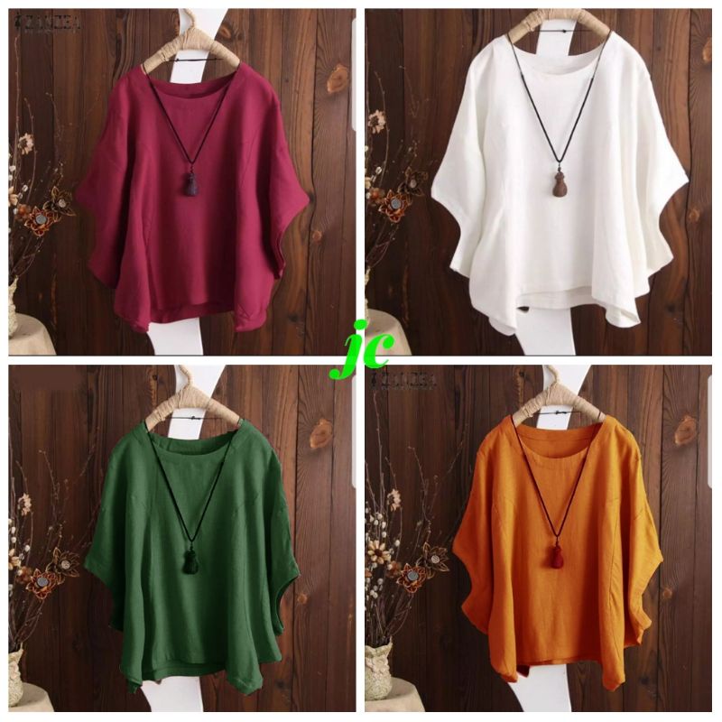 JCMM - Atasan Batwing Jumbo / Atasan Wanita Jumbo Kekinian / Atasan Fashion Wanita Terbaru