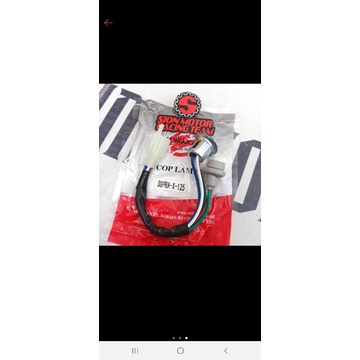 Cop/Fitting/Dudukan lampu soket depan untuk motor supra x 125 lama/wave 125