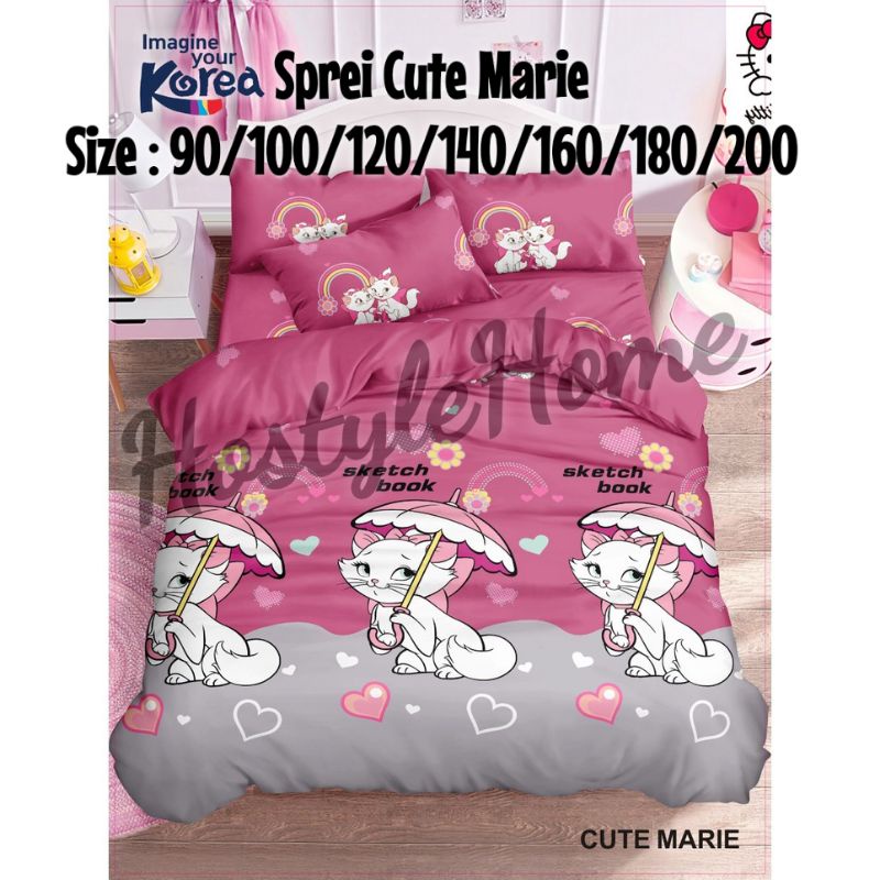 MONALISA - Sprei Seprai Sprey Sepray Kasur Set Ukuran 100 120 Tinggi 20 20cm T20 Super Single Queen 