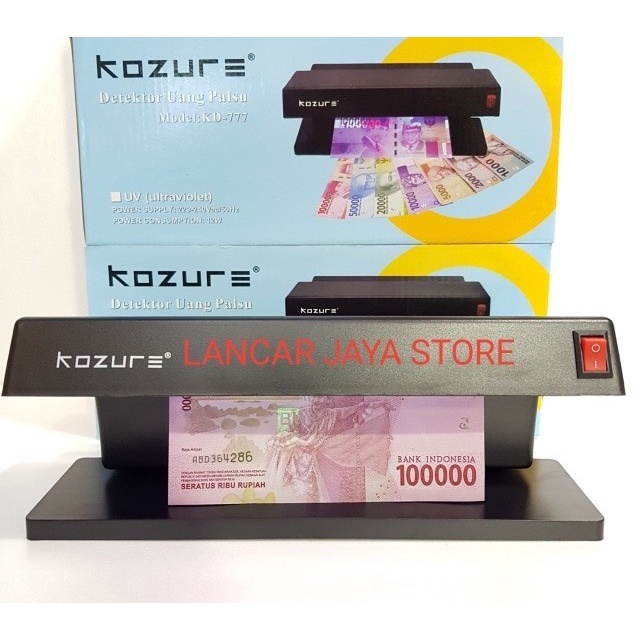 

Exclusive Alat Deteksi Uang Palsu Kozure Kd777 / Kozure Money Detector Kd-777