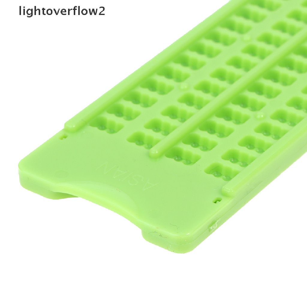 (lightoverflow2) Papan Tulis Braille Wrigate Slate Portable Praktis Bahan Plastik Dengan Stylus Untuk Sekolah