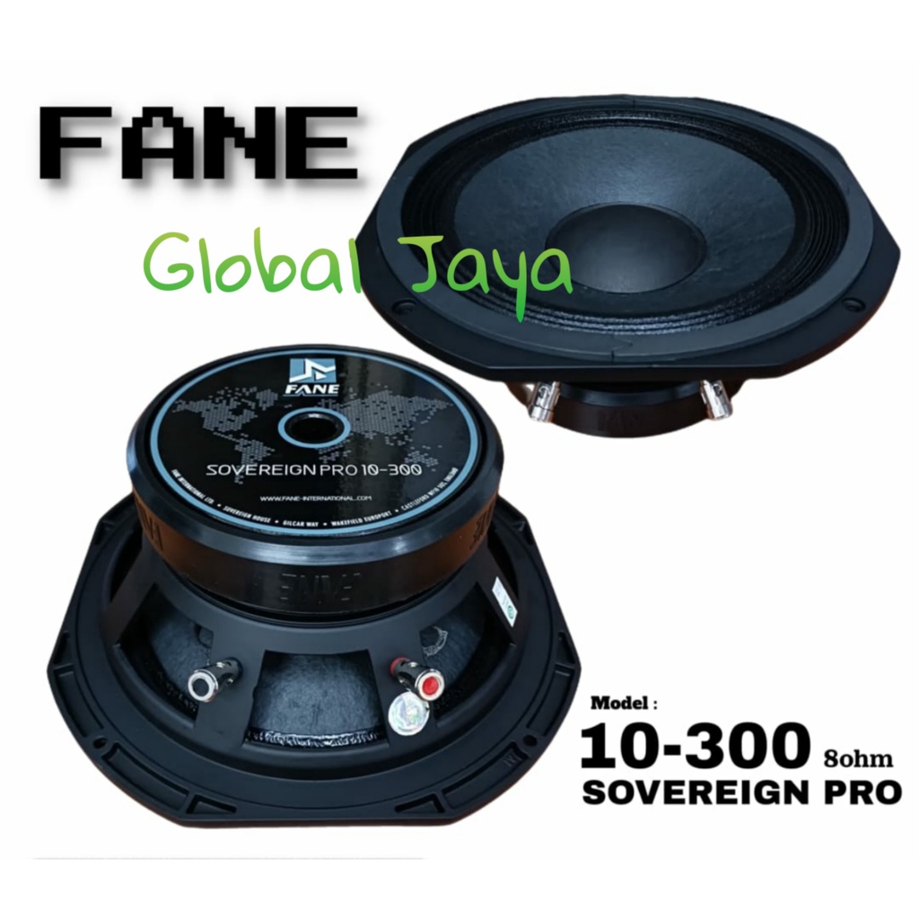 Speaker Komponen Fane Sovereign Pro 10-300  8ohm 10inch Original 300watt