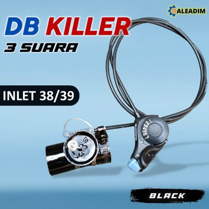 DB KILLER 3 SUARA 38MM PEREDAM SUARA KNALPOT MOTOR RACING