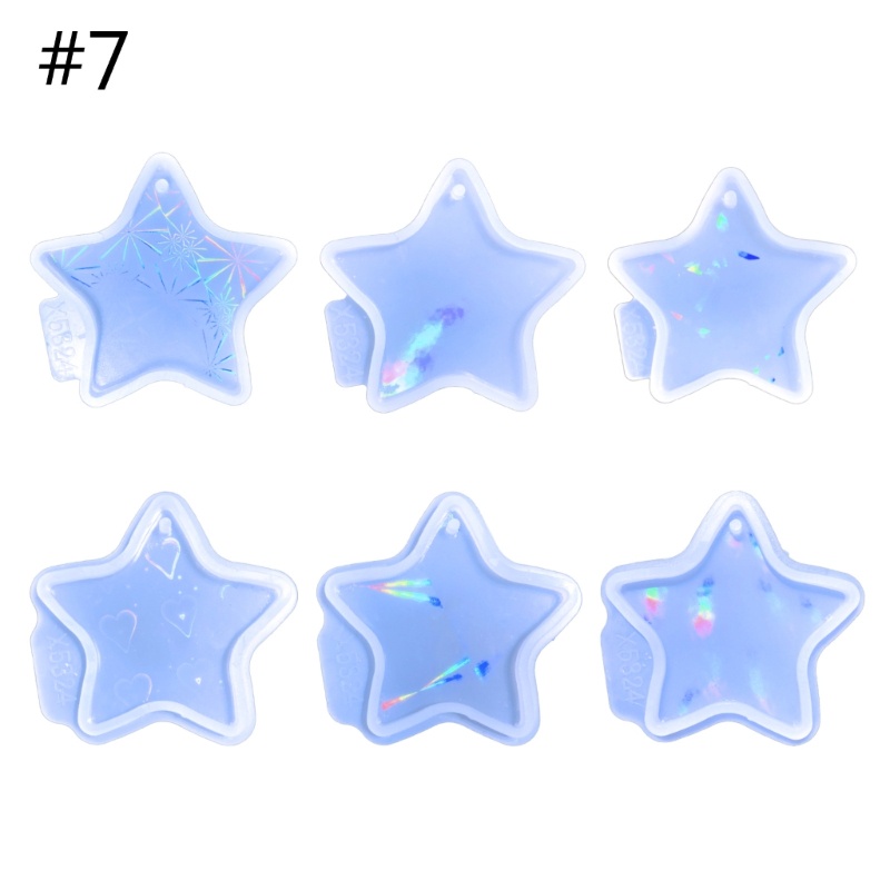 SIY Light and Shadow Keychains Mold DIY Epoxy Craft Necklace Earrings Jewelry Mold