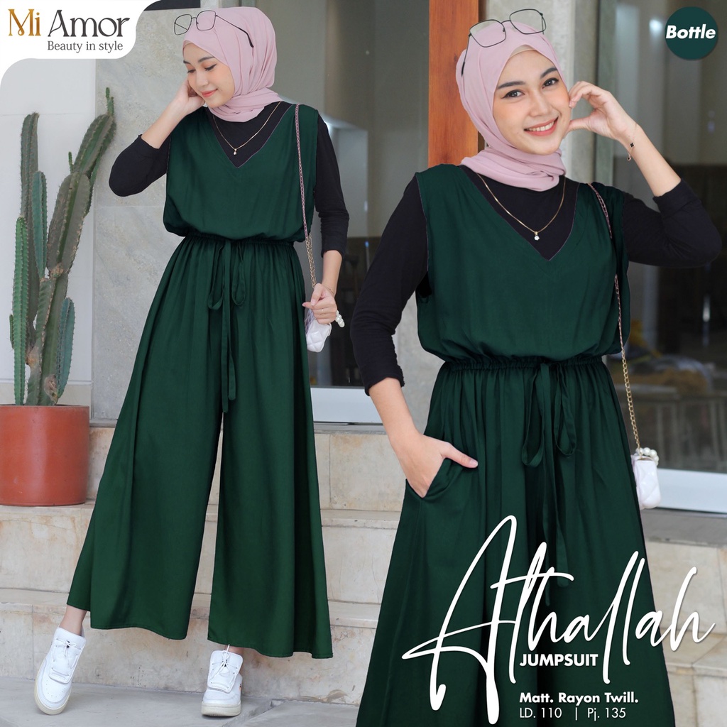 Athalah Jumpsuit Wanita Original Produk By Mi Amor